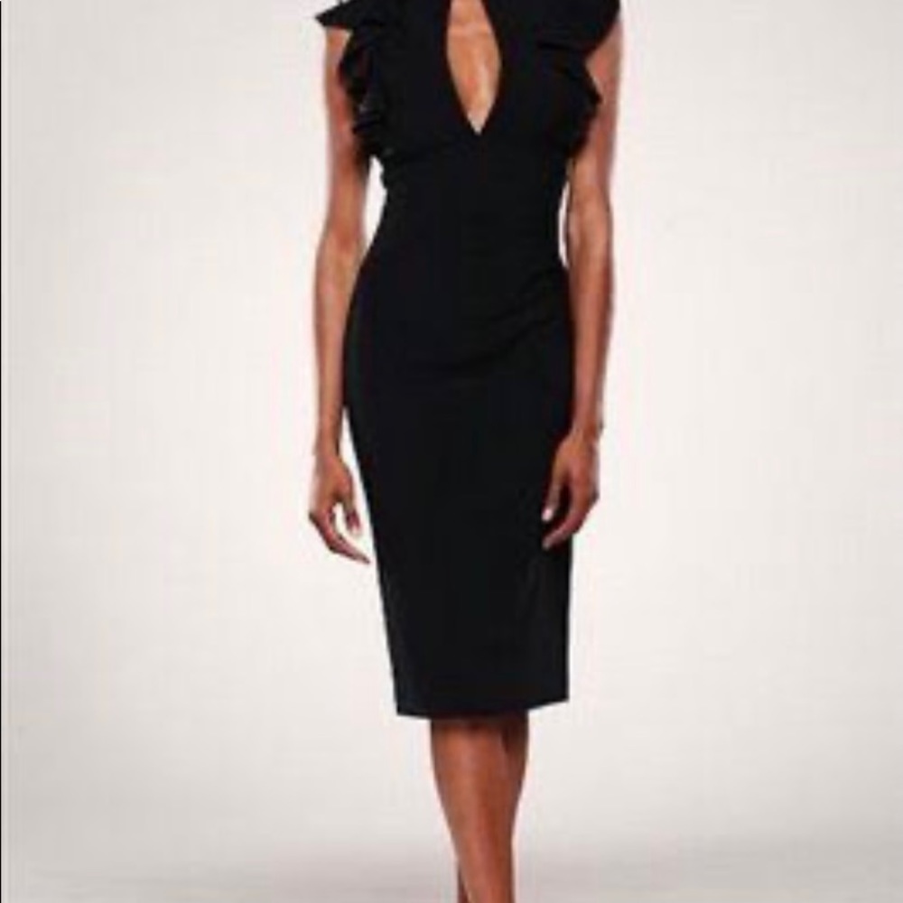 Black Halo Keyhole Dress Size 4